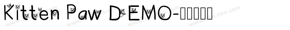 Kitten Paw DEMO字体转换